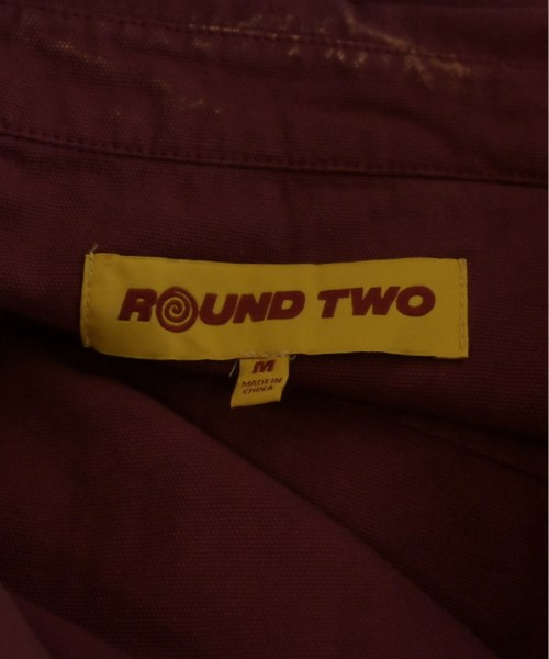 ROUND TWO（ラウンドトゥー）カジュアルシャツ 赤 サイズ:M メンズ/2200515308044