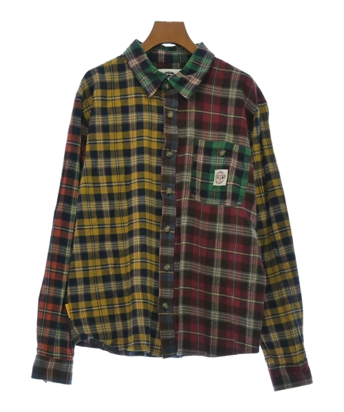 ROUND TWO(ラウンドトゥー)カジュアルシャツ 赤 サイズ:M/2200469562035