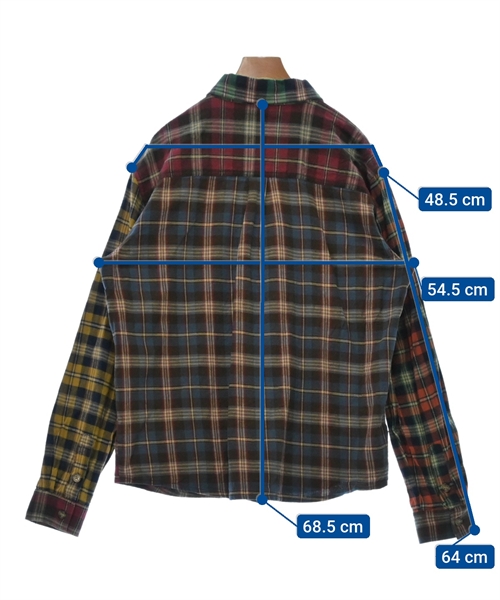 ROUND TWO（ラウンドトゥー）カジュアルシャツ 赤 サイズ:M メンズ/2200469562035