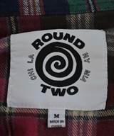 ROUND TWO（ラウンドトゥー）カジュアルシャツ 赤 サイズ:M メンズ/2200469562035