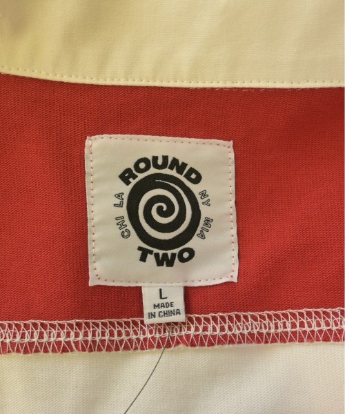ROUND TWO（ラウンドトゥー）Tシャツ・カットソー 赤 サイズ:L メンズ/2200510212018