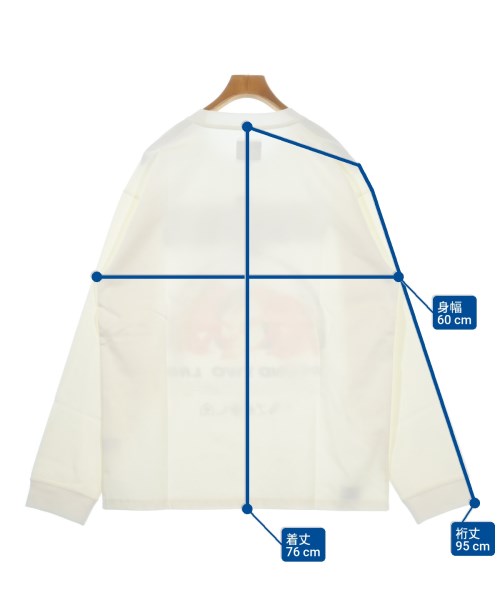 ROUND TWO（ラウンドトゥー）Tシャツ・カットソー 白 サイズ:XL メンズ/2200625965052