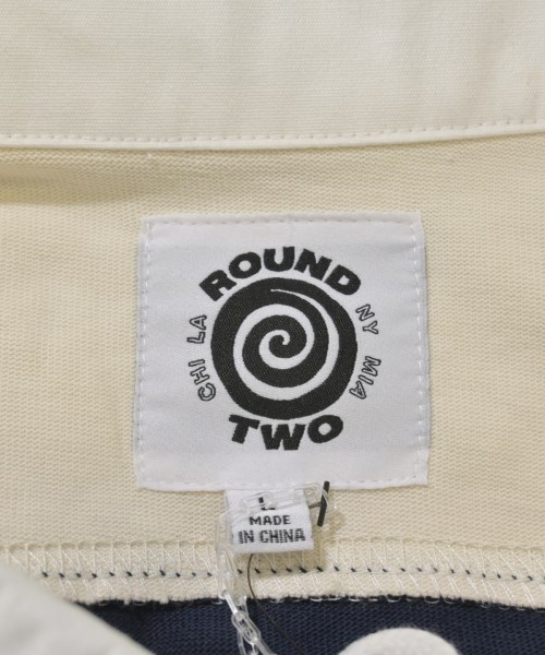 ROUND TWO（ラウンドトゥー）ポロシャツ ベージュ サイズ:L メンズ/2200625965069