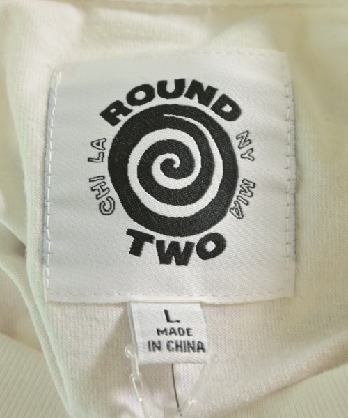 ROUND TWO（ラウンドトゥー）Tシャツ・カットソー 白 サイズ:L メンズ/2200625965076