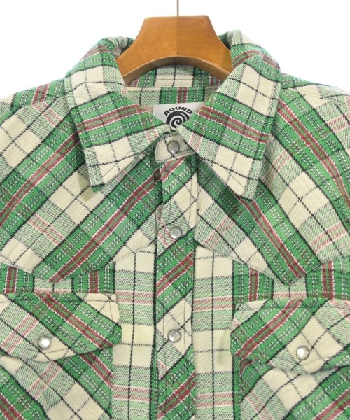 ROUND TWO（ラウンドトゥー）カジュアルシャツ 緑 サイズ:M メンズ/2200653253114