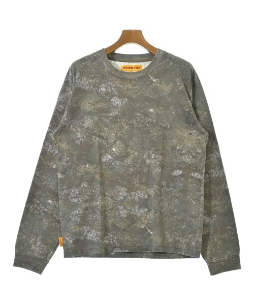 ROUND TWO(ラウンドトゥー)Tシャツ・カットソー カーキ サイズ:M/2200671375027