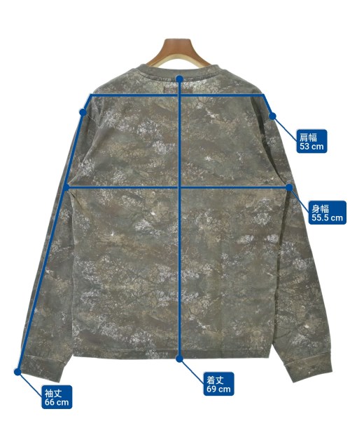 ROUND TWO（ラウンドトゥー）Tシャツ・カットソー カーキ サイズ:M メンズ/2200671375027