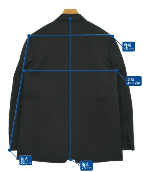 th products（ティーエイチプロダクツ）カジュアルジャケット 黒 サイズ:1(S位) メンズ/2200640660314