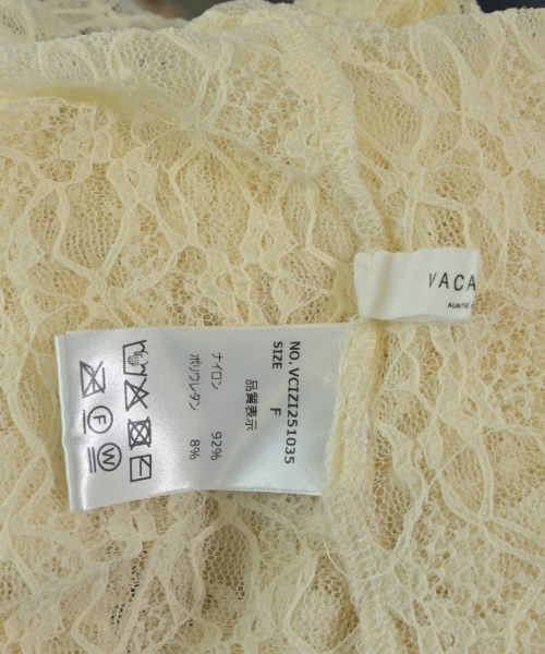 VACANCY AUNTIE ROSA（ヴァカンシーアンティローザ）Tシャツ・カットソー ベージュ サイズ:F レディース/2200719029134
