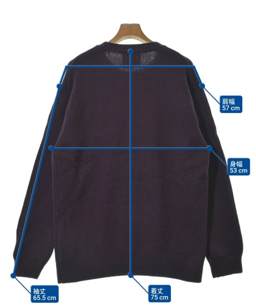 yonetomi（ヨネトミ）ニット・セーター 紫 サイズ:4(XL位) メンズ/2200636465022