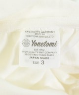yonetomi（ヨネトミ）Tシャツ・カットソー 白 サイズ:3(L位) メンズ/2200640073381