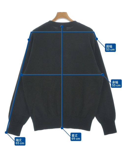 yonetomi（ヨネトミ）ニット・セーター 黒 サイズ:4(XL位) メンズ/2200632899050