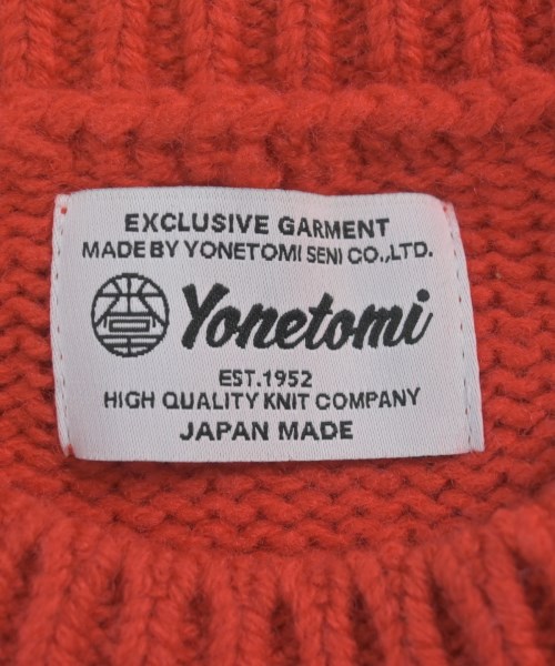 yonetomi（ヨネトミ）ニット・セーター 赤 サイズ:4(XL位) メンズ/2200632899067