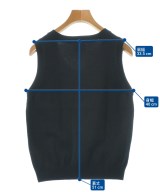 yonetomi（ヨネトミ）ベスト 黒 サイズ:F レディース/2200677660028