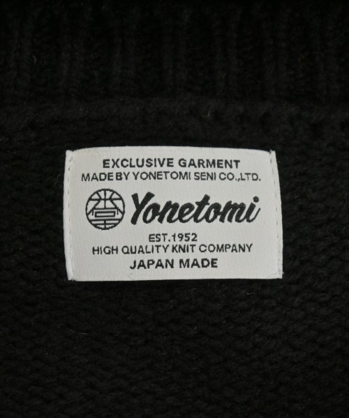 yonetomi（ヨネトミ）ニット・セーター 黒 サイズ:4(XL位) メンズ/2200678074015
