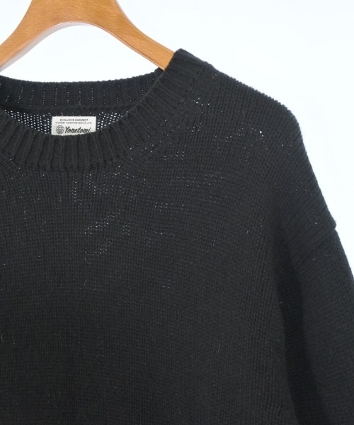 yonetomi（ヨネトミ）ニット・セーター 黒 サイズ:4(XL位) メンズ/2200678074015