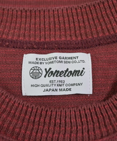 yonetomi（ヨネトミ）ニット・セーター 赤 サイズ:3(L位) メンズ/2200674969131