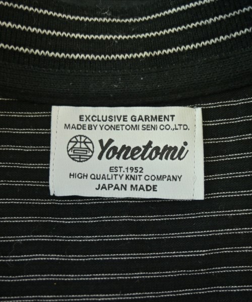yonetomi（ヨネトミ）Tシャツ・カットソー 黒 サイズ:3(L位) メンズ/2200714001029