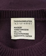 yonetomi（ヨネトミ）ニット・セーター 紫 サイズ:4(XL位) メンズ/2200648464020