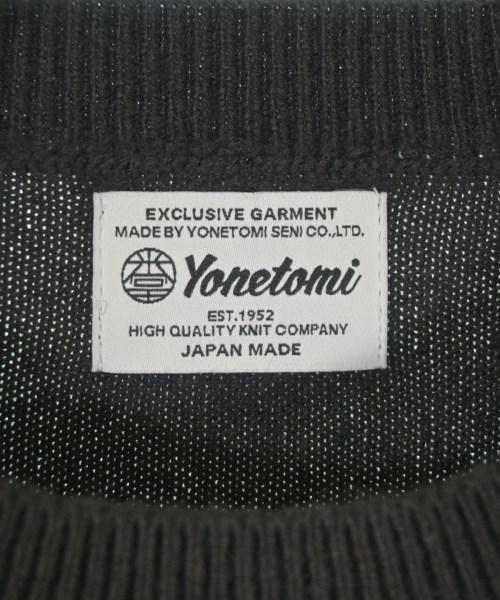 yonetomi（ヨネトミ）ニット・セーター 黒 サイズ:1(S位) メンズ/2200664265090