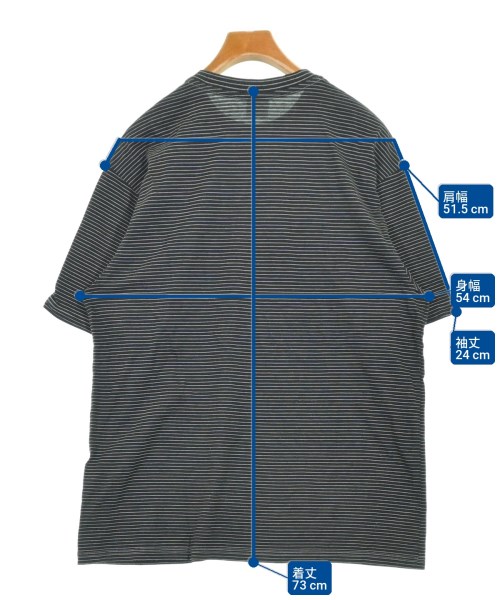 yonetomi（ヨネトミ）Tシャツ・カットソー 黒 サイズ:3(L位) メンズ/2200730633068