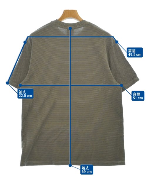 yonetomi（ヨネトミ）Tシャツ・カットソー グレー サイズ:2(M位) メンズ/2200682814010