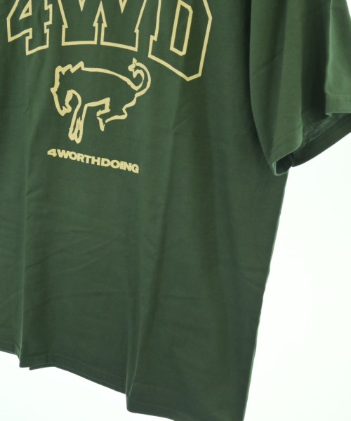4 WORTH DOING（フォー ワース ドゥーイング）Tシャツ・カットソー 緑 サイズ:L メンズ/2200695748098