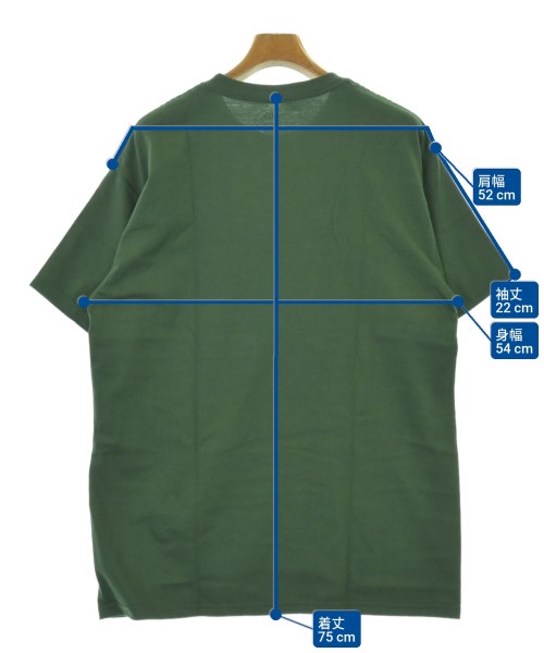 4 WORTH DOING（フォー ワース ドゥーイング）Tシャツ・カットソー 緑 サイズ:L メンズ/2200695748098