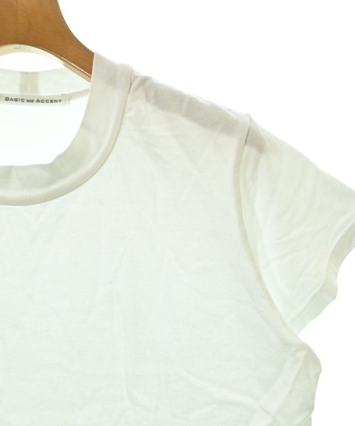 BASIC AND ACCENT（ベーシックアンドアクセント）Tシャツ・カットソー 白 サイズ:1(S位) メンズ/2200614483031