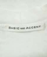 BASIC AND ACCENT（ベーシックアンドアクセント）Tシャツ・カットソー 白 サイズ:1(S位) メンズ/2200614483031