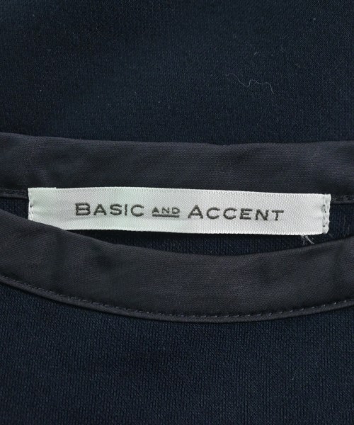 BASIC AND ACCENT（ベーシックアンドアクセント）Tシャツ・カットソー 紺 サイズ:F レディース/2200663739165