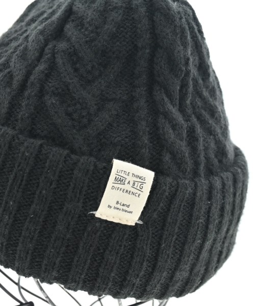 Bleu Bleuet（ブルーブルーエ）ニットキャップ・ビーニー 黒 サイズ:- レディース/2200660011042