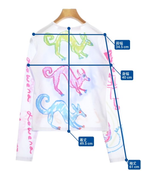 CHOPOVA LOWENA（チョポヴァロウェナ）Tシャツ・カットソー 白 サイズ:S レディース/2200659757050