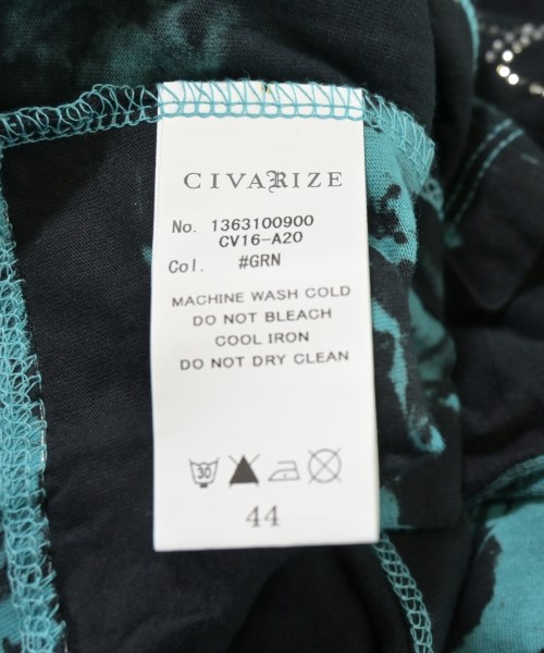 CIVARIZE（シヴァーライズ）Tシャツ・カットソー 黒 サイズ:44(S位) メンズ/2200677145136