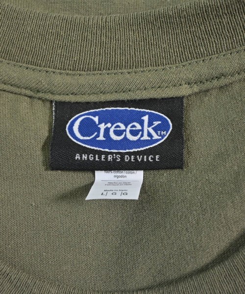 Creek（クリーク）Tシャツ・カットソー カーキ サイズ:L メンズ/2200632647262