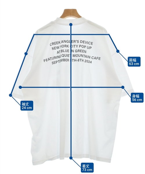 Creek（クリーク）Tシャツ・カットソー 白 サイズ:XXL メンズ/2200610121081