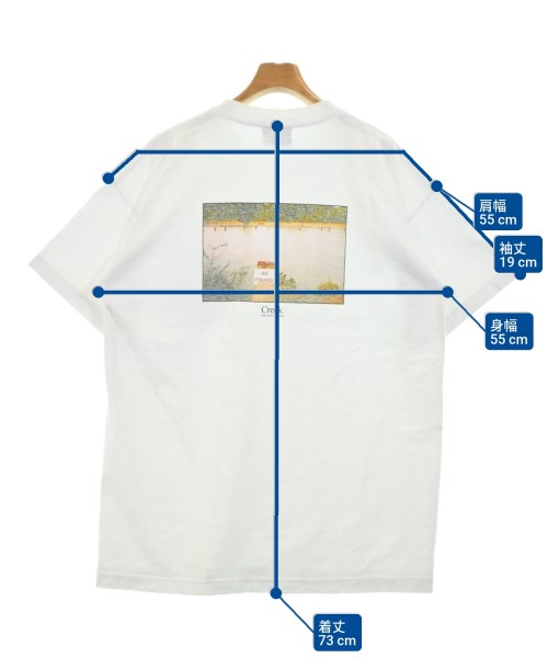 Creek（クリーク）Tシャツ・カットソー 白 サイズ:XL メンズ/2200673920065