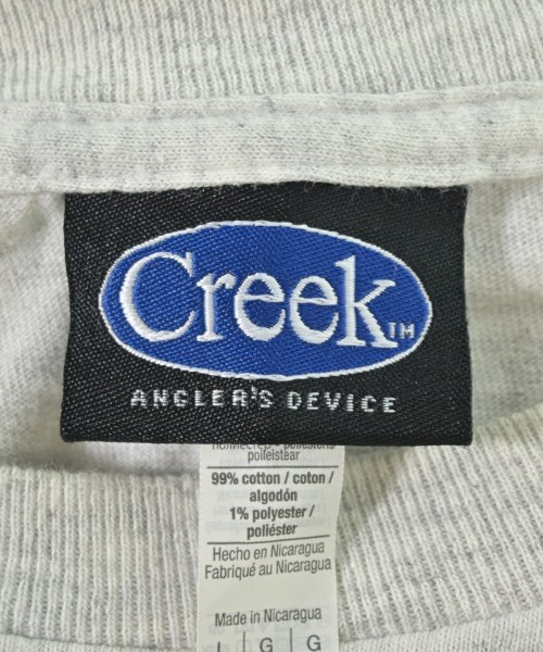 Creek（クリーク）Tシャツ・カットソー グレー サイズ:L メンズ/2200706934038