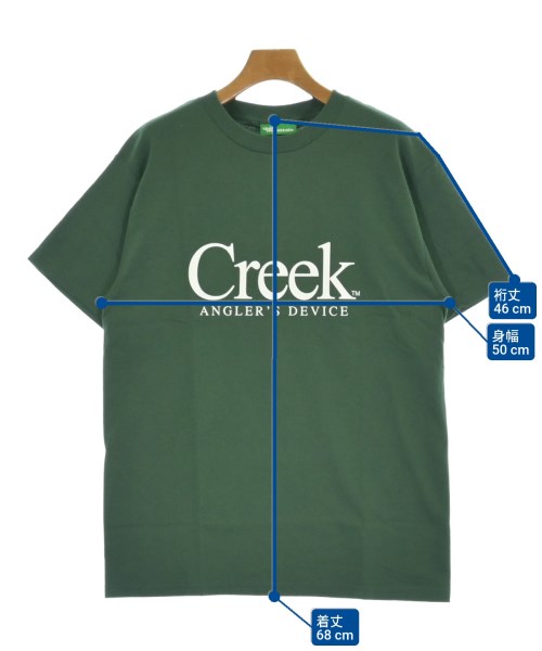 Creek（クリーク）Tシャツ・カットソー 緑 サイズ:M メンズ/2200687978045