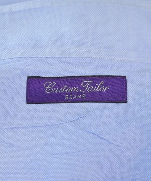 Custom Tailor BEAMS（カスタムテイラービームス）ドレスシャツ 青 サイズ:-(M位) メンズ/2200611110060