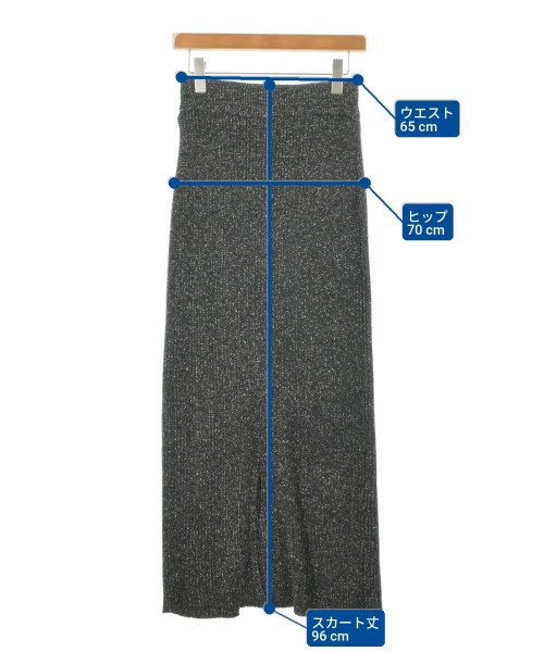 ESICA（エシカ）ロング・マキシ丈スカート 黒 サイズ:F レディース/2200636496071