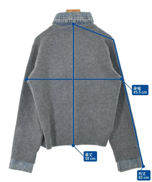 ESICA（エシカ）ニット・セーター グレー サイズ:-(M位) レディース/2200662954057