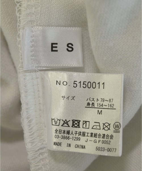 ESICA（エシカ）Tシャツ・カットソー 白 サイズ:M レディース/2200724538034