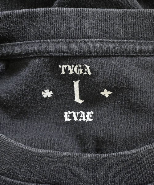 Evae mob（エバーモブ）Tシャツ・カットソー 黒 サイズ:L メンズ/2200699276061