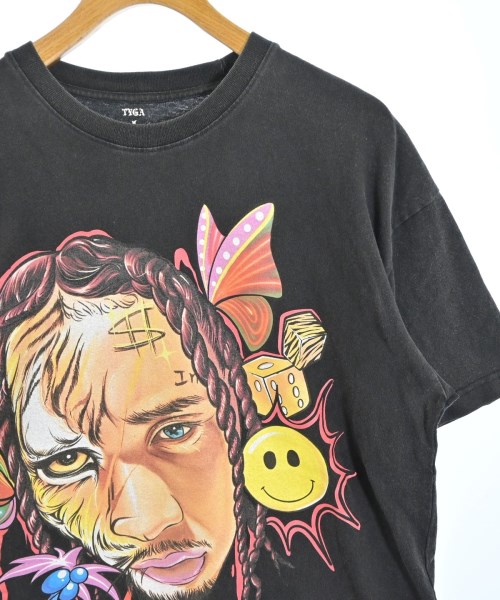 Evae mob（エバーモブ）Tシャツ・カットソー 黒 サイズ:L メンズ/2200699276061