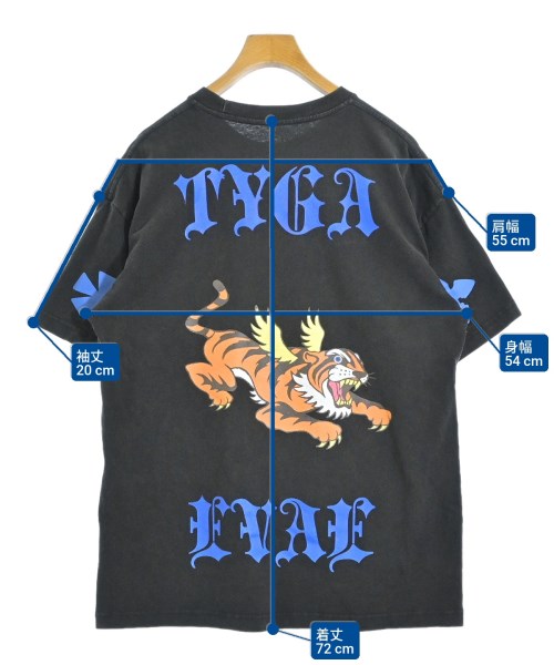 Evae mob（エバーモブ）Tシャツ・カットソー 黒 サイズ:L メンズ/2200699276061