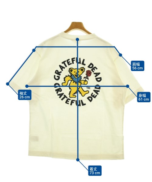 GRATEFUL DEAD（グレイトフルデッド）Tシャツ・カットソー 白 サイズ:M メンズ/2200690986044