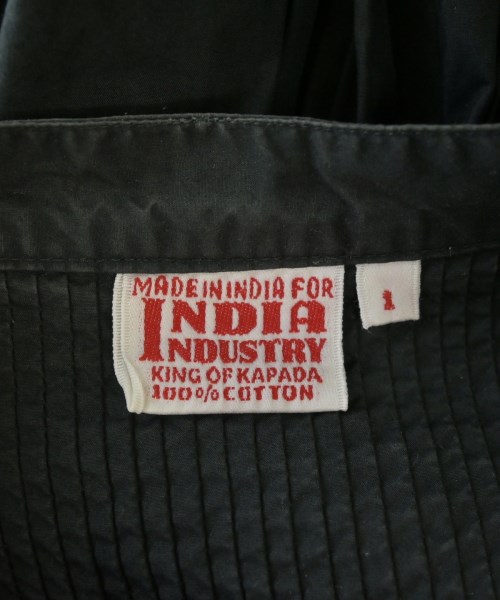 INDIA INDUSTRY（インディアインダストリー）カジュアルシャツ 黒 サイズ:1(S位) レディース/2200622156033