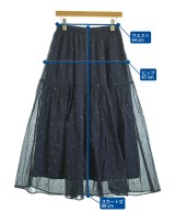 INDIA INDUSTRY（インディアインダストリー）ロング・マキシ丈スカート 紺 サイズ:1(S位) レディース/2200689928031