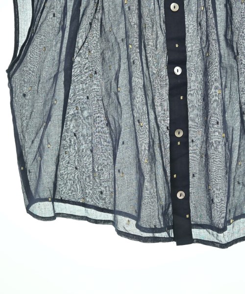 INDIA INDUSTRY（インディアインダストリー）ブラウス 紺 サイズ:1(S位) レディース/2200666017048